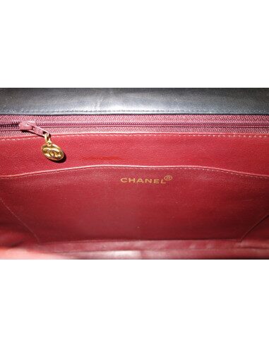SAC CHANEL CLASSIQUE JUMBO CUIR NOIR 