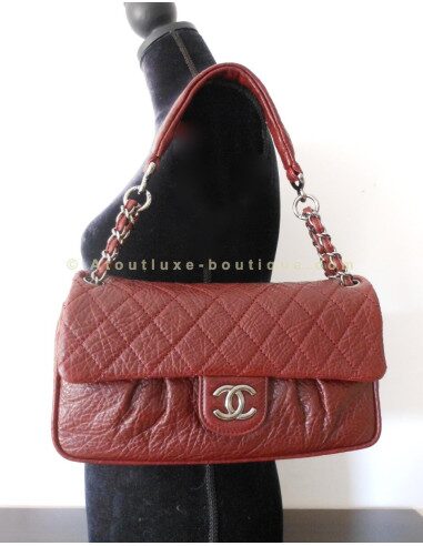 SAC CHANEL MADEMOISELLE BORDEAUX GRAND MODELE