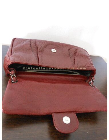 SAC CHANEL MADEMOISELLE BORDEAUX GRAND MODELE