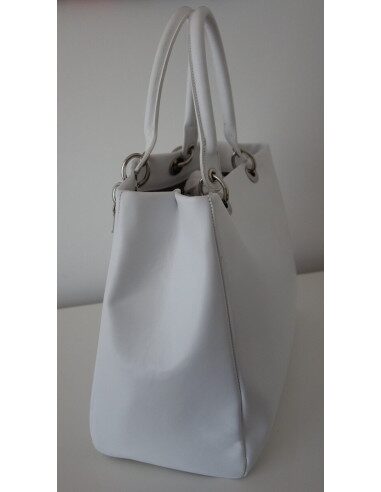 SAC DIOR VEAU LISSE BLANC 