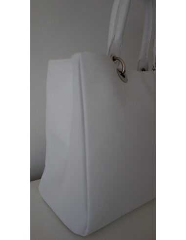 SAC DIOR VEAU LISSE BLANC 