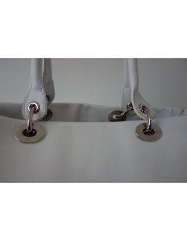 SAC DIOR VEAU LISSE BLANC 
