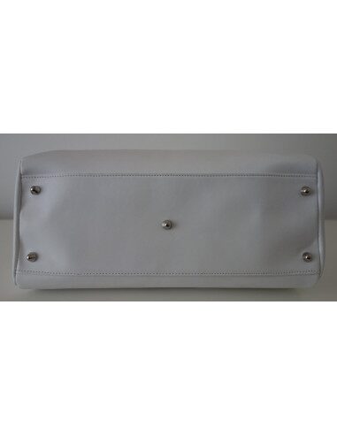 SAC DIOR VEAU LISSE BLANC 
