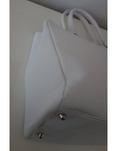 SAC DIOR VEAU LISSE BLANC 