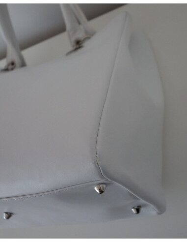 SAC DIOR VEAU LISSE BLANC 