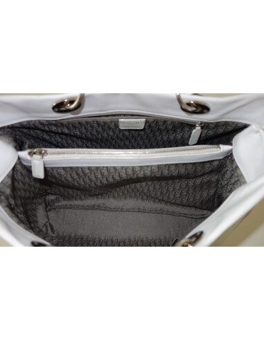 SAC DIOR VEAU LISSE BLANC 