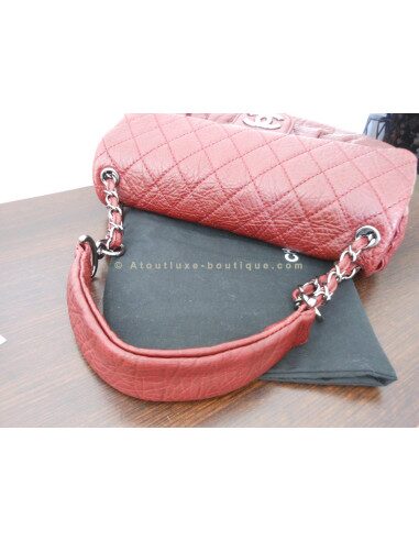 SAC CHANEL MADEMOISELLE BORDEAUX GRAND MODELE