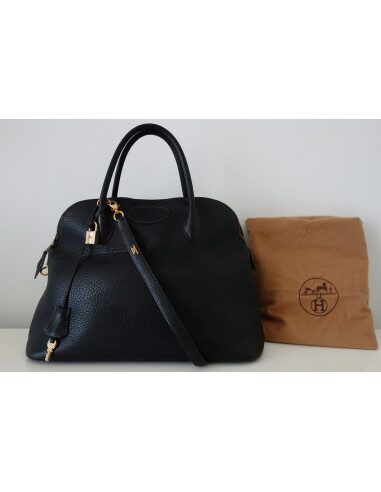 SAC HERMES BOLIDE 35 NOIR