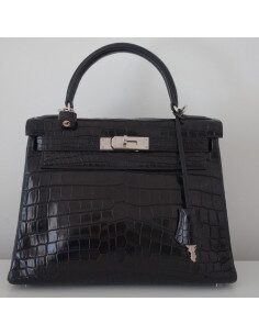 SAC HERMES KELLY 2 CROCODILE NILOTICUS 28 2