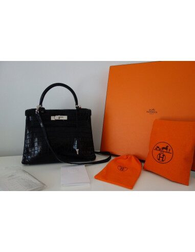 SAC HERMES KELLY 2 CROCODILE NILOTICUS 28