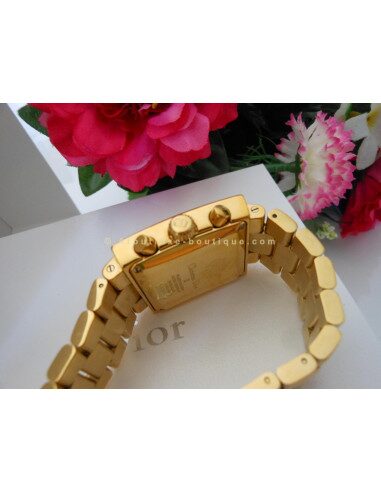 MONTRE DIOR RIVA PLAQUE OR CHRONO