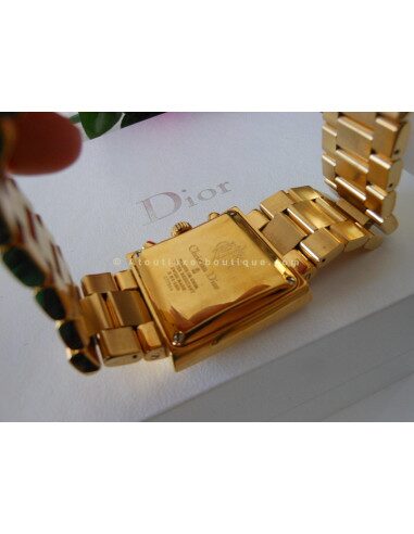 MONTRE DIOR RIVA PLAQUE OR CHRONO