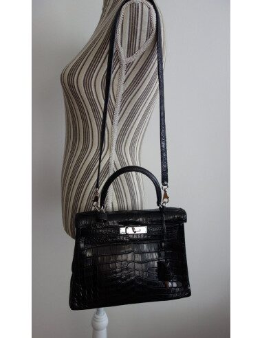 SAC HERMES KELLY 2 CROCODILE NILOTICUS 28