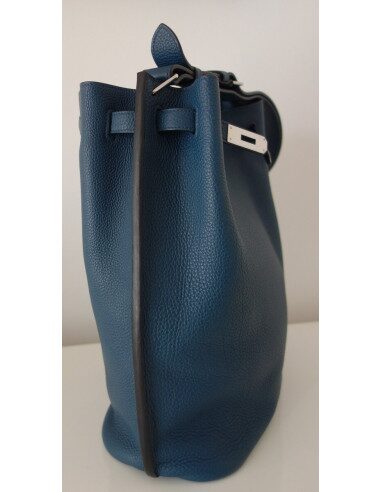 SAC HERMES SO KELLY 26 BLEU DE PRUSSE