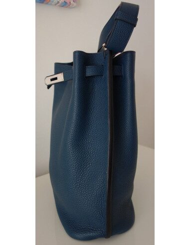 SAC HERMES SO KELLY 26 BLEU DE PRUSSE