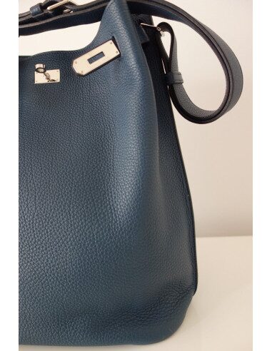 SAC HERMES SO KELLY 26 BLEU DE PRUSSE