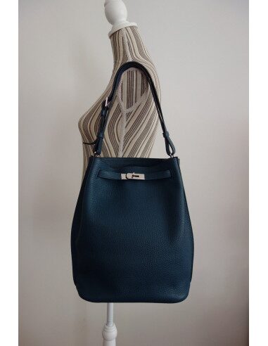 SAC HERMES SO KELLY 26 BLEU DE PRUSSE
