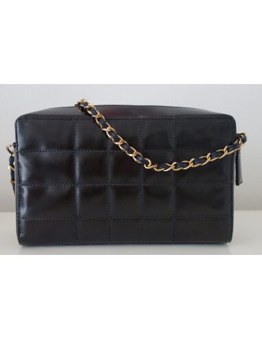 SAC CHANEL VINTAGE CUIR NOIR 