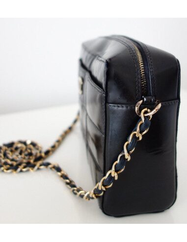 SAC CHANEL VINTAGE CUIR NOIR 