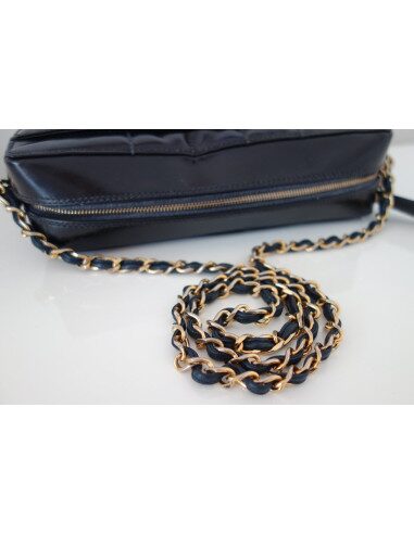 SAC CHANEL VINTAGE CUIR NOIR 