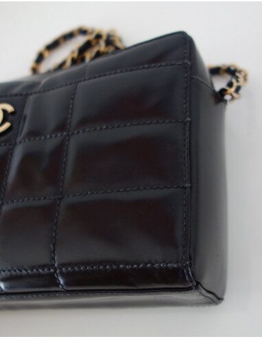 SAC CHANEL VINTAGE CUIR NOIR 
