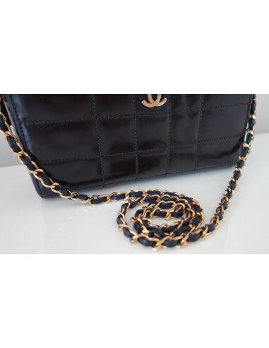 SAC CHANEL VINTAGE CUIR NOIR 