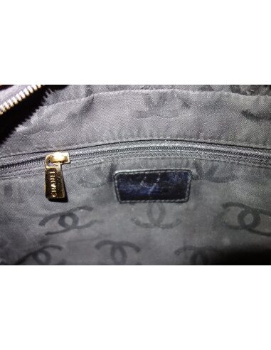 SAC CHANEL VINTAGE CUIR NOIR 