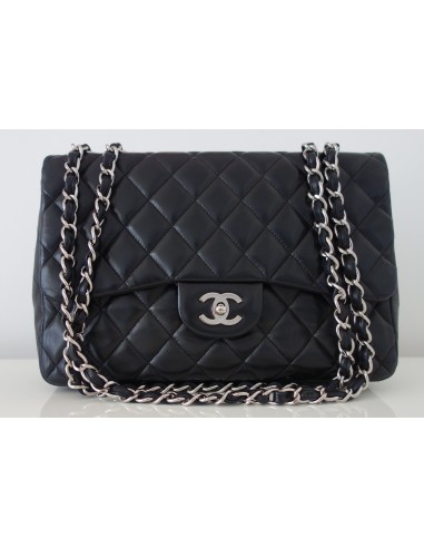 SAC CHANEL CLASSIQUE CUIR NOIR GM