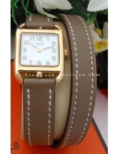 MONTRE HERMES MINI CAPE COD OR JAUNE - ETOUPE