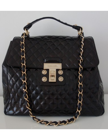 SAC CHANEL CUIR NOIR 