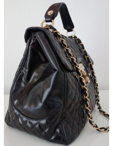 SAC CHANEL CUIR NOIR 