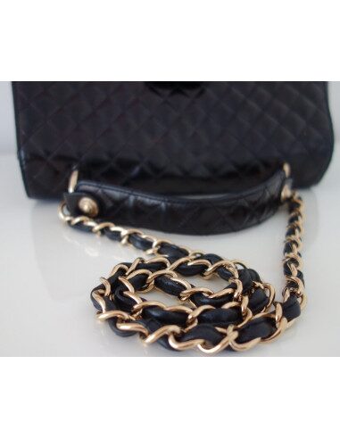 SAC CHANEL CUIR NOIR 
