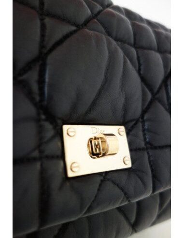 SAC DIOR MILLY-LA-FORET CUIR NOIR 