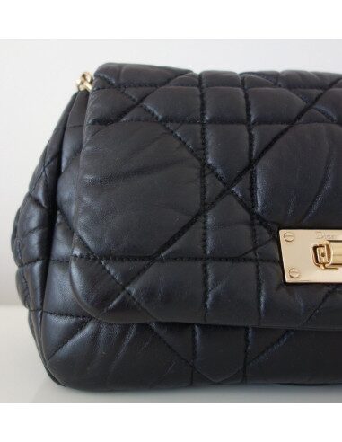 SAC DIOR MILLY-LA-FORET CUIR NOIR 