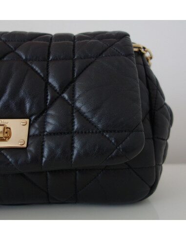 SAC DIOR MILLY-LA-FORET CUIR NOIR 