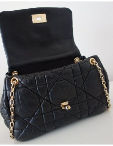 SAC DIOR MILLY-LA-FORET CUIR NOIR 