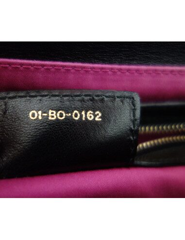 SAC DIOR MILLY-LA-FORET CUIR NOIR 