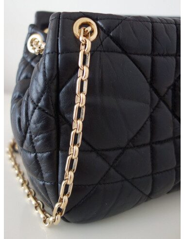 SAC DIOR MILLY-LA-FORET CUIR NOIR 