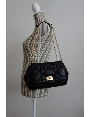 SAC DIOR MILLY-LA-FORET CUIR NOIR 