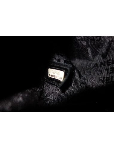 SAC CHANEL CABAS XXL SATIN NOIR 