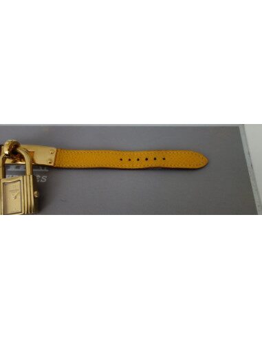 MONTRE HERMES KELLY PLAQUE OR 