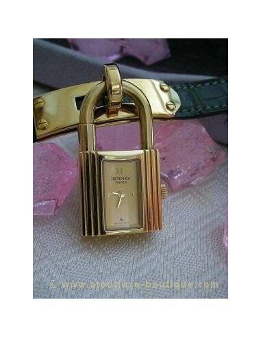 MONTRE HERMES KELLY BRACELET CROCODILE/LEZARD
