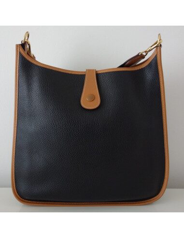 SAC EVELYNE HERMES CUIR BICOLORE