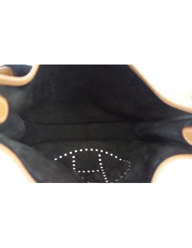 SAC EVELYNE HERMES CUIR BICOLORE