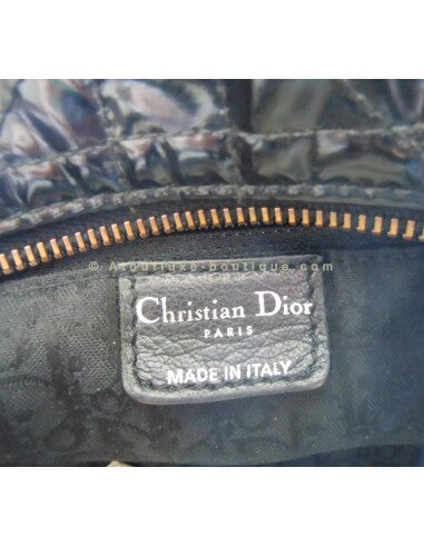 SAC DIOR CANNAGE VINYL NOIR