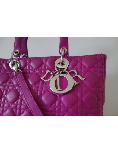SAC LADY DIOR GM ROSE