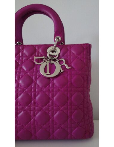 SAC LADY DIOR GM ROSE