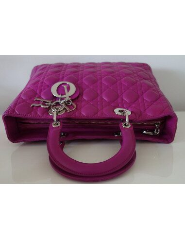SAC LADY DIOR GM ROSE