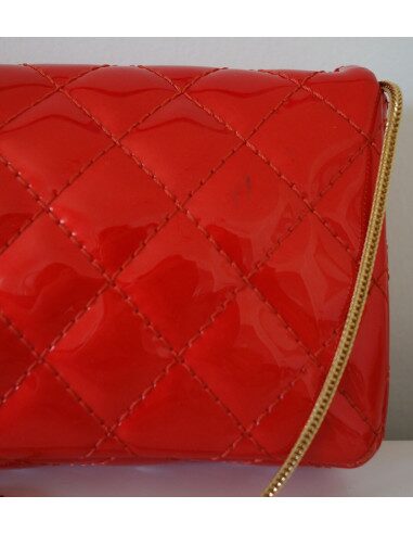 SAC BAGUETTE CHANEL 2.55 ROUGE