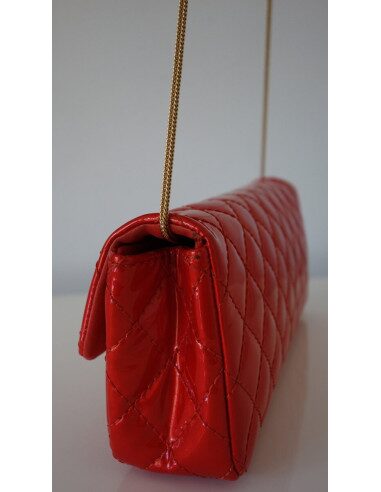 SAC BAGUETTE CHANEL 2.55 ROUGE